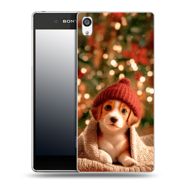 Пластиковый чехол на Sony Xperia E5 с принтом Новый год