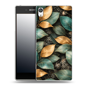 Пластиковый чехол на Sony Xperia E5 с принтом женский