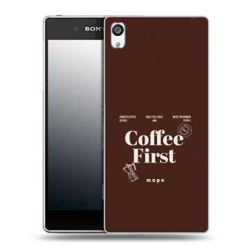 Пластиковый чехол на Sony Xperia E5 с принтом женский