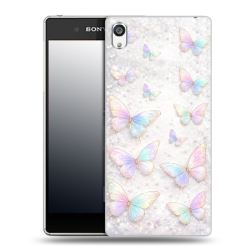 Пластиковый чехол на Sony Xperia E5 с принтом женский