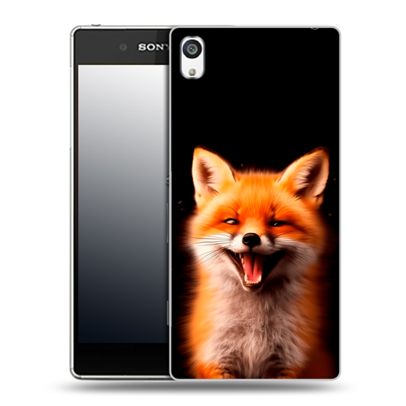 Пластиковый чехол на Sony Xperia E5 с принтом Лиса Пластиковый чехол на Sony Xperia E5 с принтом Лиса