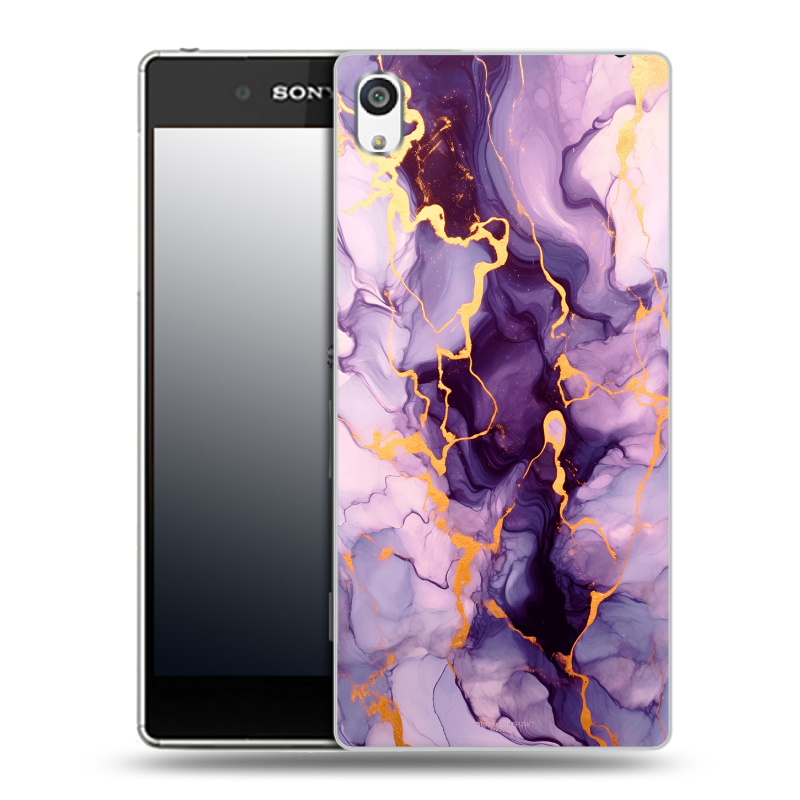 Пластиковый чехол на Sony Xperia E5 с принтом Мрамор Пластиковый чехол на Sony Xperia E5 с принтом Мрамор