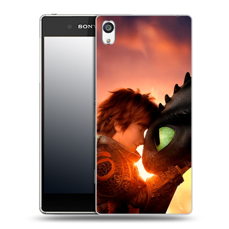 Пластиковый чехол на Sony Xperia E5 с принтом Как приручить дракона Пластиковый чехол на Sony Xperia E5 с принтом Как приручить дракона
