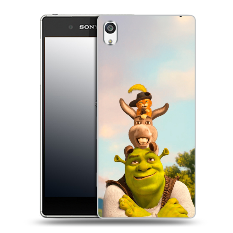 Пластиковый чехол на Sony Xperia E5 с принтом Шрек Shrek Пластиковый чехол на Sony Xperia E5 с принтом Шрек Shrek