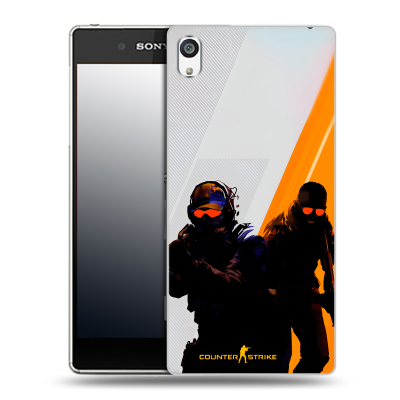 Пластиковый чехол на Sony Xperia E5 с принтом Контер страйк Counter strike Пластиковый чехол на Sony Xperia E5 с принтом Контер страйк Counter strike