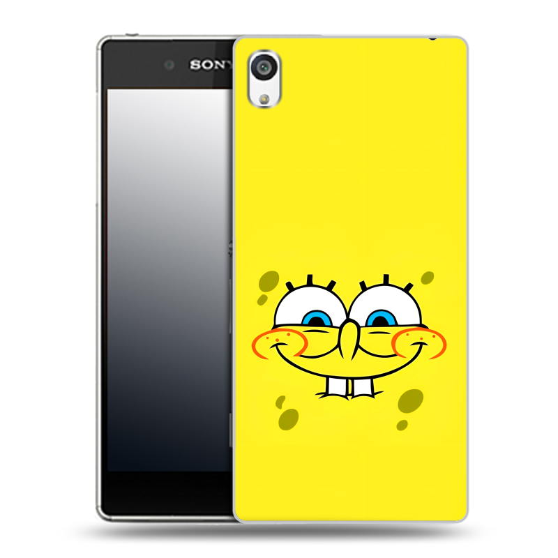 Пластиковый чехол на Sony Xperia E5 с принтом спанчбоб спанч боб Пластиковый чехол на Sony Xperia E5 с принтом спанчбоб спанч боб
