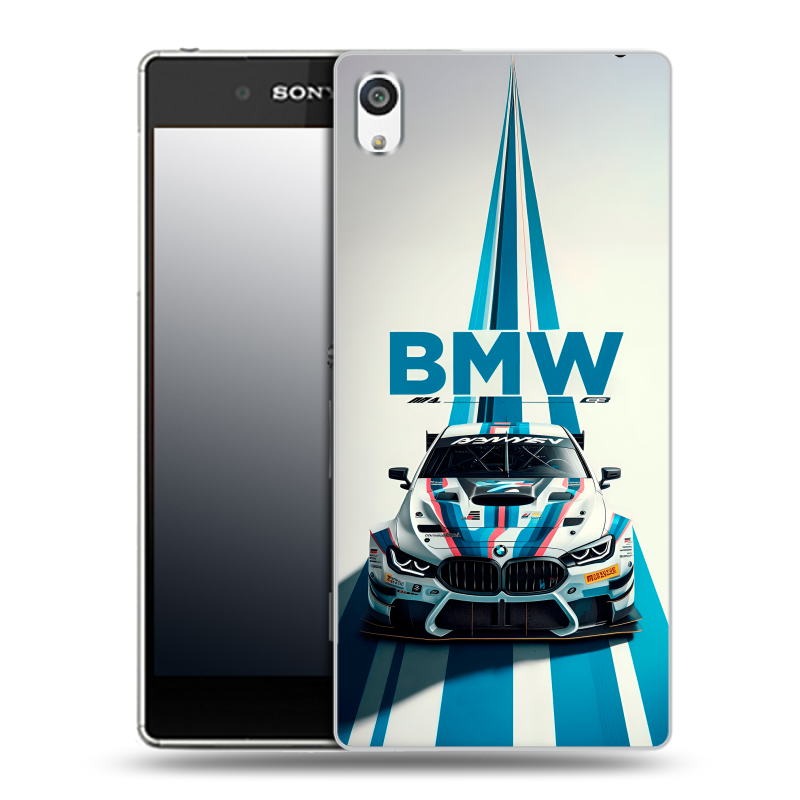 Пластиковый чехол на Sony Xperia E5 с принтом БМВ BMW Пластиковый чехол на Sony Xperia E5 с принтом БМВ BMW
