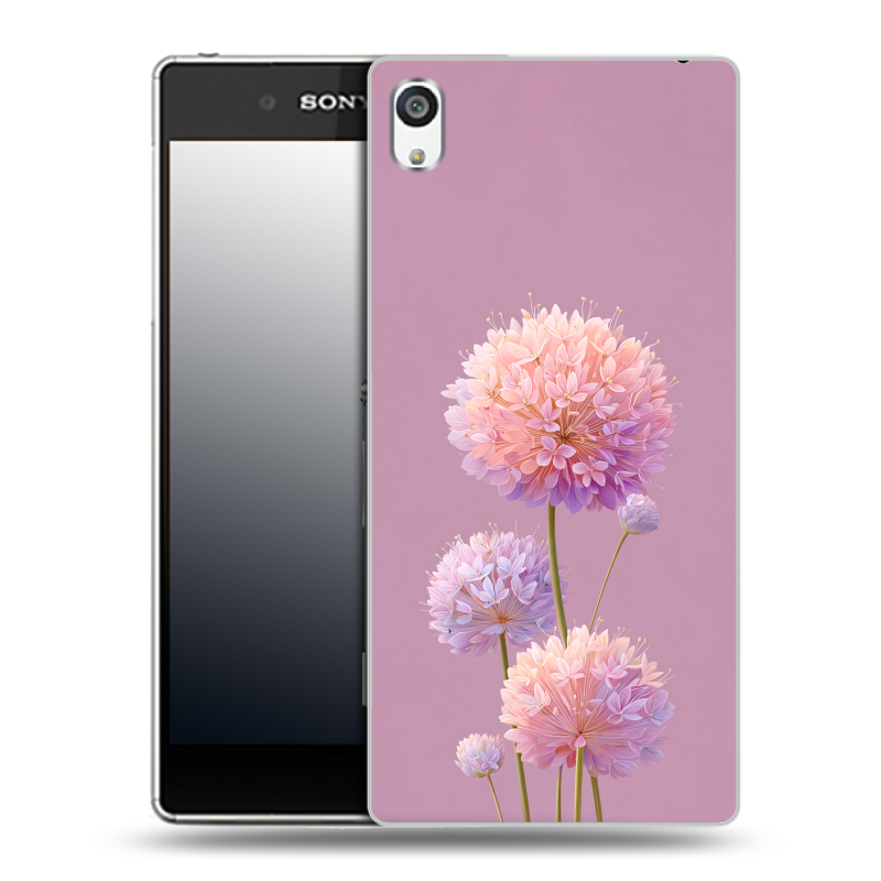 Пластиковый чехол на Sony Xperia E5 с принтом Цветы Пластиковый чехол на Sony Xperia E5 с принтом Цветы