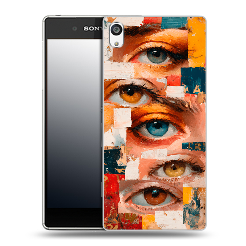 Пластиковый чехол на Sony Xperia E5 с принтом Модный принт Пластиковый чехол на Sony Xperia E5 с принтом Модный принт
