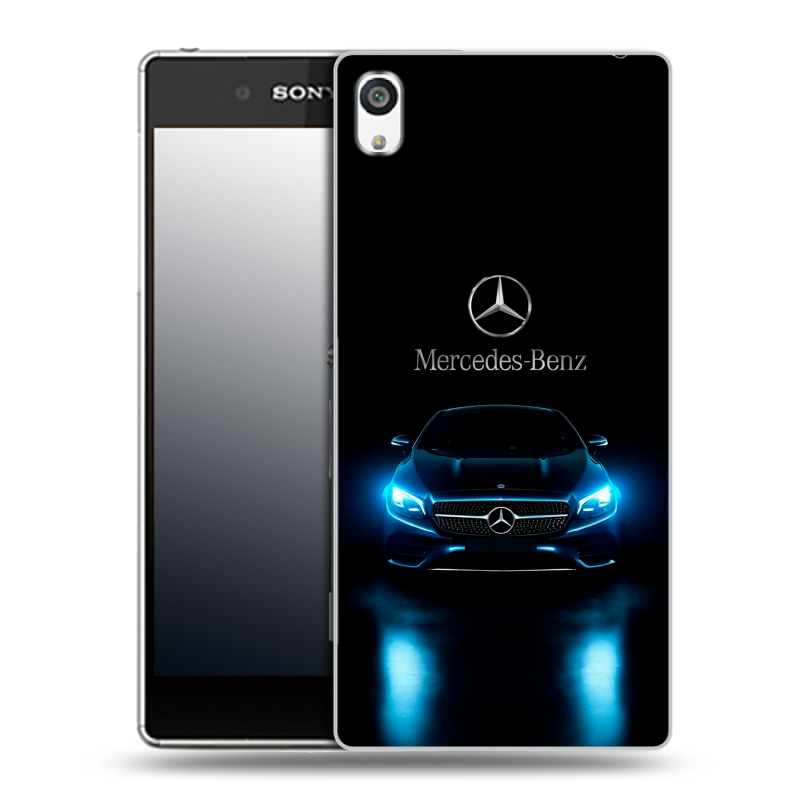 Пластиковый чехол на Sony Xperia E5 с принтом Mercedes Мерседес Пластиковый чехол на Sony Xperia E5 с принтом Mercedes Мерседес