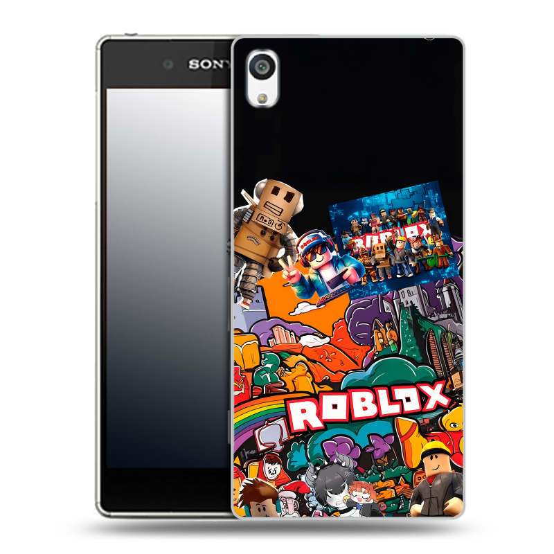 Пластиковый чехол на Sony Xperia E5 с принтом Roblox Роблокс Пластиковый чехол на Sony Xperia E5 с принтом Roblox Роблокс