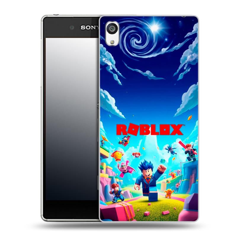 Пластиковый чехол на Sony Xperia E5 с принтом Roblox Роблокс Пластиковый чехол на Sony Xperia E5 с принтом Roblox Роблокс