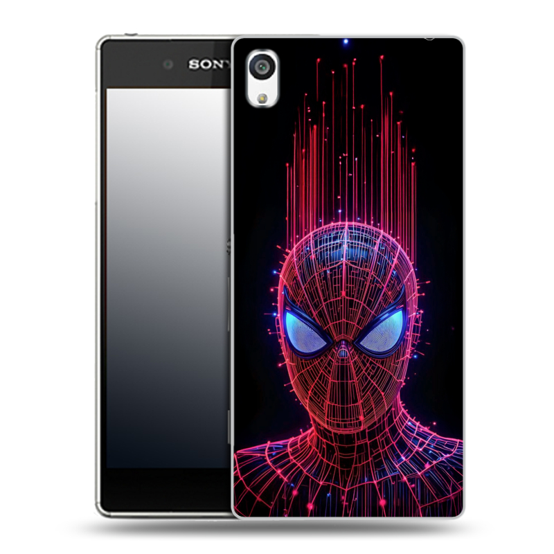 Пластиковый чехол на Sony Xperia E5 с принтом Spiderman Человек паук Пластиковый чехол на Sony Xperia E5 с принтом Spiderman Человек паук