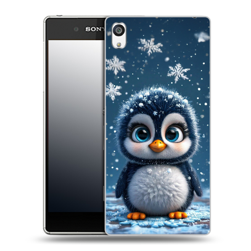 Пластиковый чехол на Sony Xperia E5 с принтом Новый год Пластиковый чехол на Sony Xperia E5 с принтом Новый год