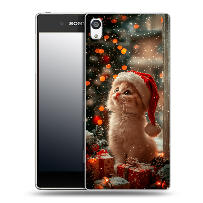 Пластиковый чехол на Sony Xperia E5 с принтом Новый год Пластиковый чехол на Sony Xperia E5 с принтом Новый год