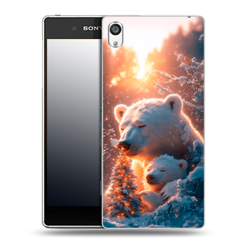 Пластиковый чехол на Sony Xperia E5 с принтом Новый год Пластиковый чехол на Sony Xperia E5 с принтом Новый год