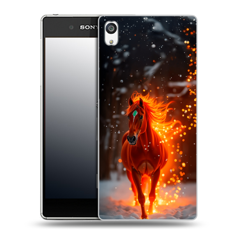Пластиковый чехол на Sony Xperia E5 с принтом Новый год Пластиковый чехол на Sony Xperia E5 с принтом Новый год