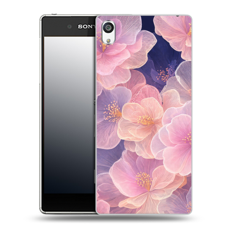 Пластиковый чехол на Sony Xperia E5 с принтом женский Пластиковый чехол на Sony Xperia E5 с принтом женский