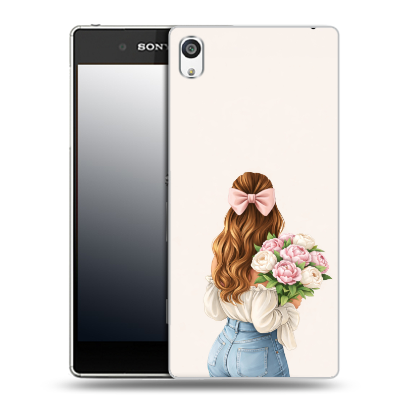 Пластиковый чехол на Sony Xperia E5 с принтом женский Пластиковый чехол на Sony Xperia E5 с принтом женский