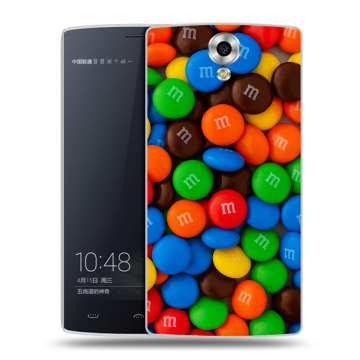 Силиконовый чехол на Homtom HT7 с принтом Конфеты