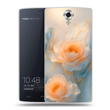 Силиконовый чехол на Homtom HT7 с принтом Женский