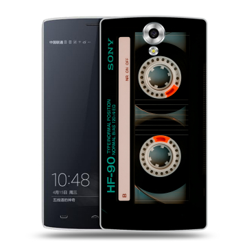 Силиконовый чехол на Homtom HT7 с принтом Кассета