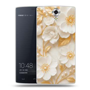 Силиконовый чехол на Homtom HT7 с принтом Цветы Силиконовый чехол на Homtom HT7 с принтом Цветы