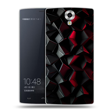Силиконовый чехол на Homtom HT7 с принтом Абстракция
