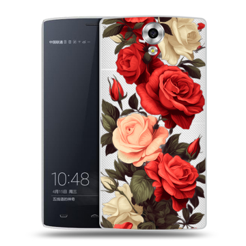 Силиконовый чехол на Homtom HT7 с принтом Розы Силиконовый чехол на Homtom HT7 с принтом Розы