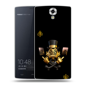 Силиконовый чехол на Homtom HT7 с принтом Золотой скрудж макдак