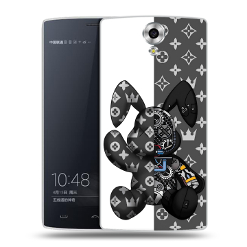 Силиконовый чехол на Homtom HT7 с принтом Луи робот Силиконовый чехол на Homtom HT7 с принтом Луи робот