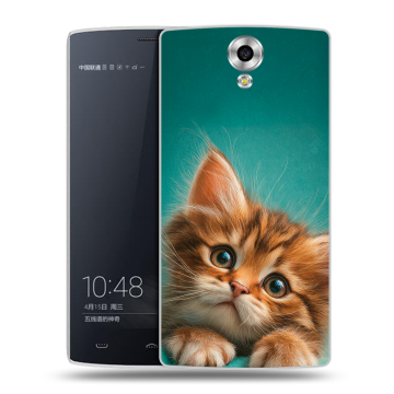 Силиконовый чехол на Homtom HT7 с принтом котенок Силиконовый чехол на Homtom HT7 с принтом котенок