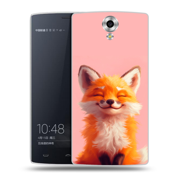 Силиконовый чехол на Homtom HT7 с принтом милая лиса Силиконовый чехол на Homtom HT7 с принтом милая лиса