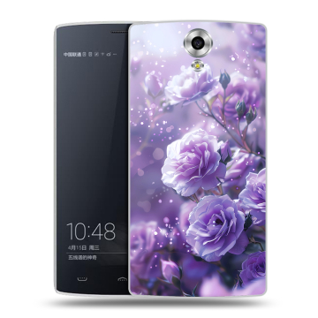 Силиконовый чехол на Homtom HT7 с принтом Розы цветы
