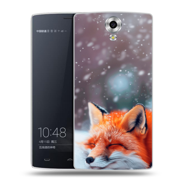 Силиконовый чехол на Homtom HT7 с принтом лиса Силиконовый чехол на Homtom HT7 с принтом лиса