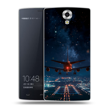 Силиконовый чехол на Homtom HT7 с принтом самолет Силиконовый чехол на Homtom HT7 с принтом самолет