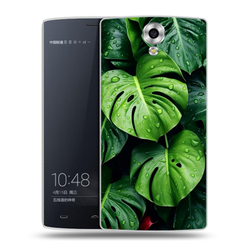 Силиконовый чехол на Homtom HT7 с принтом Листья Силиконовый чехол на Homtom HT7 с принтом Листья