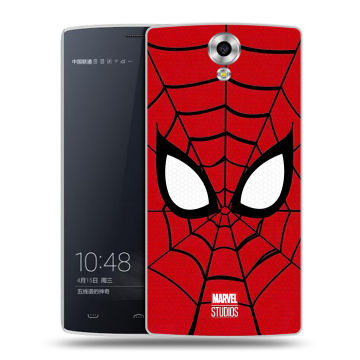 Силиконовый чехол на Homtom HT7 с принтом человек паук spiderman