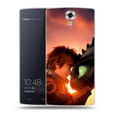 Силиконовый чехол на Homtom HT7 с принтом Как приручить дракона Силиконовый чехол на Homtom HT7 с принтом Как приручить дракона