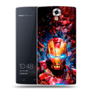 Силиконовый чехол на Homtom HT7 с принтом Железный человек Ironman Силиконовый чехол на Homtom HT7 с принтом Железный человек Ironman