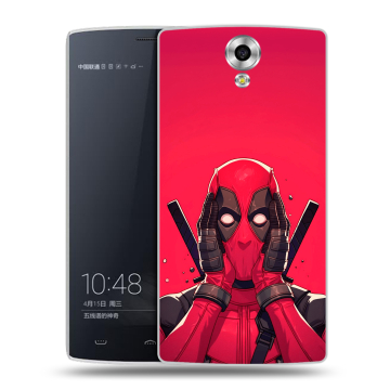 Силиконовый чехол на Homtom HT7 с принтом Дедпул Deadpool Силиконовый чехол на Homtom HT7 с принтом Дедпул Deadpool