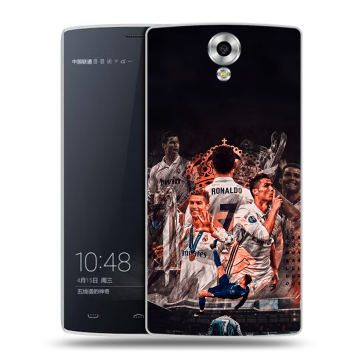 Силиконовый чехол на Homtom HT7 с принтом Реал Роналдо Real Ronaldo