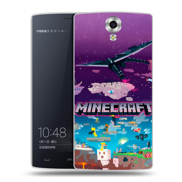 Силиконовый чехол на Homtom HT7 с принтом Майнкрафт Minecraft Силиконовый чехол на Homtom HT7 с принтом Майнкрафт Minecraft