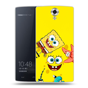 Силиконовый чехол на Homtom HT7 с принтом Спанч боб Спанчбоб Силиконовый чехол на Homtom HT7 с принтом Спанч боб Спанчбоб