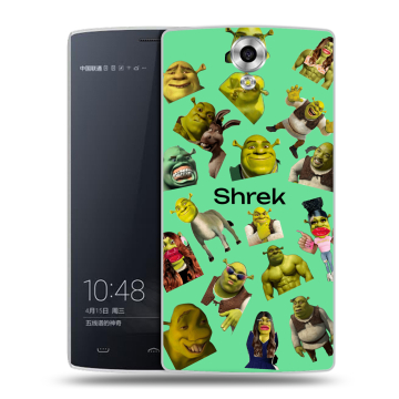 Силиконовый чехол на Homtom HT7 с принтом Шрек Shrek Силиконовый чехол на Homtom HT7 с принтом Шрек Shrek