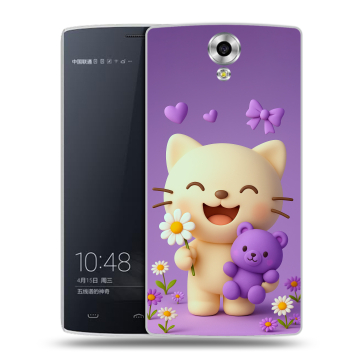 Силиконовый чехол на Homtom HT7 с принтом для девочек Силиконовый чехол на Homtom HT7 с принтом для девочек