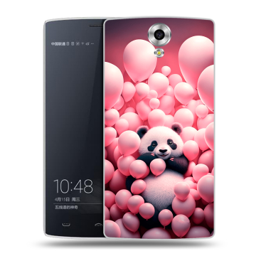 Силиконовый чехол на Homtom HT7 с принтом Панда Силиконовый чехол на Homtom HT7 с принтом Панда