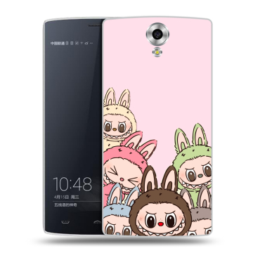 Силиконовый чехол на Homtom HT7 с принтом Лабубу Силиконовый чехол на Homtom HT7 с принтом Лабубу