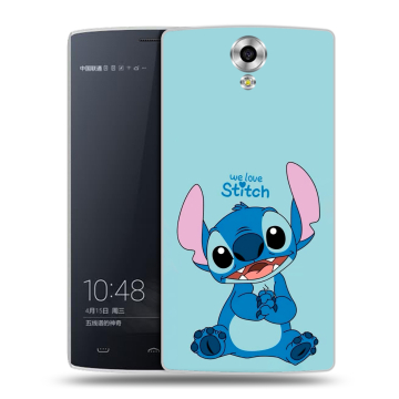 Силиконовый чехол на Homtom HT7 с принтом Лило и Стич
