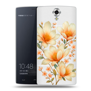 Силиконовый чехол на Homtom HT7 с принтом Цветы Силиконовый чехол на Homtom HT7 с принтом Цветы